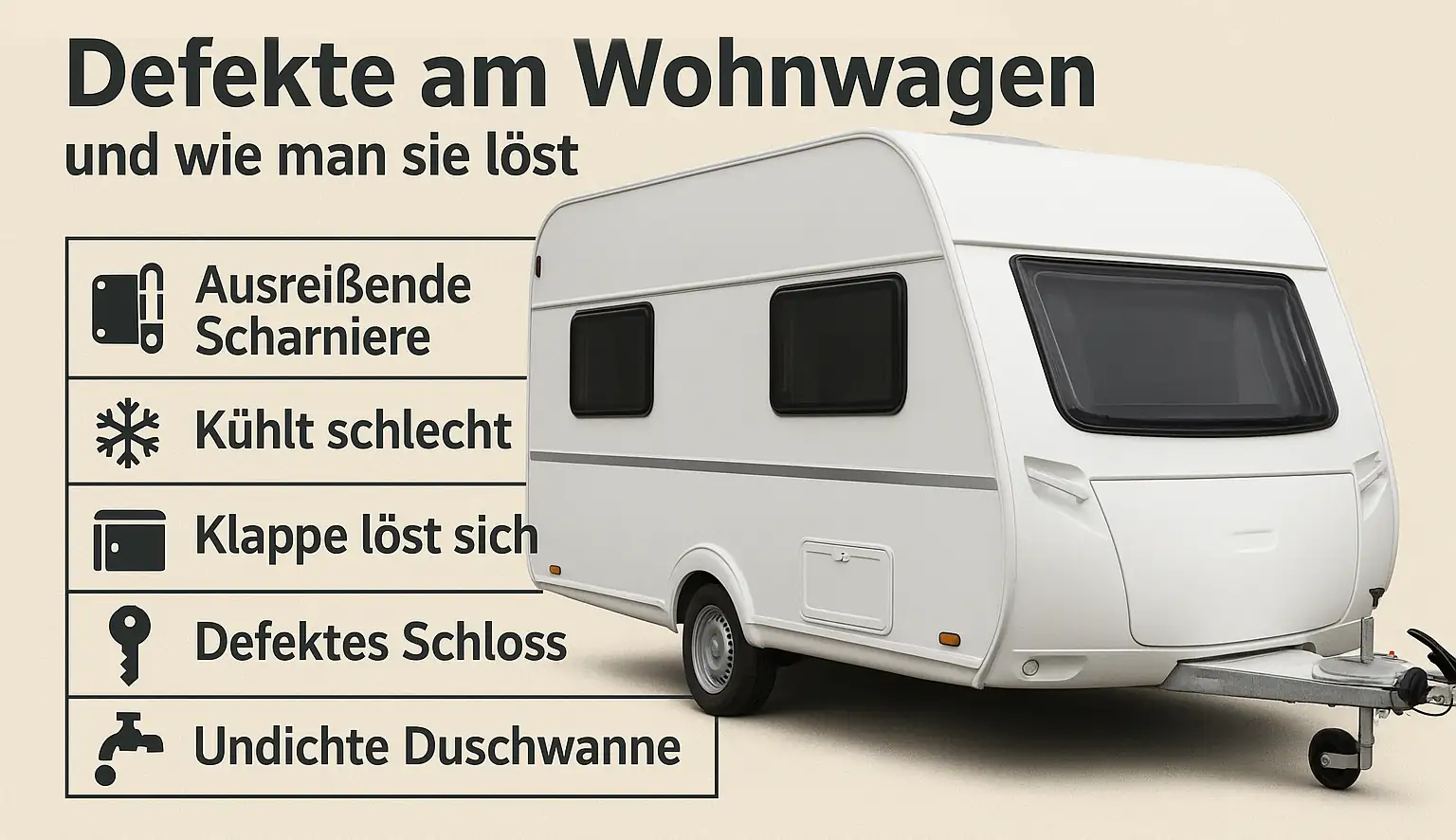 Defekte am Wohnwagen